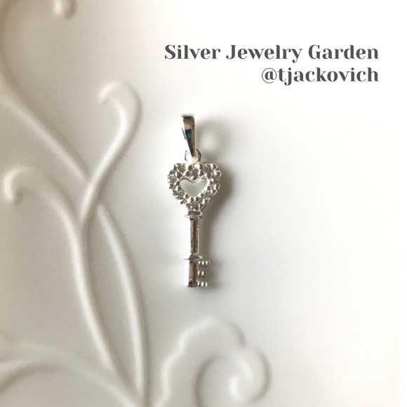 Key Sterling Silver Pendant - Picture 1 of 4